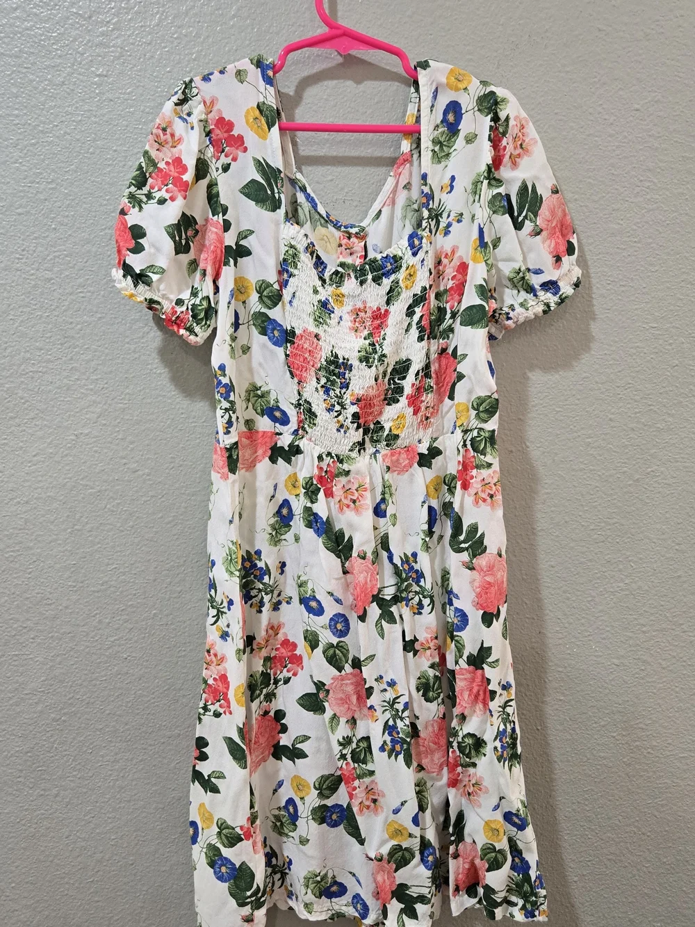 Bundle of Girls Old Navy Dresses - Floral Button-Front and Black Daisy XL Plus